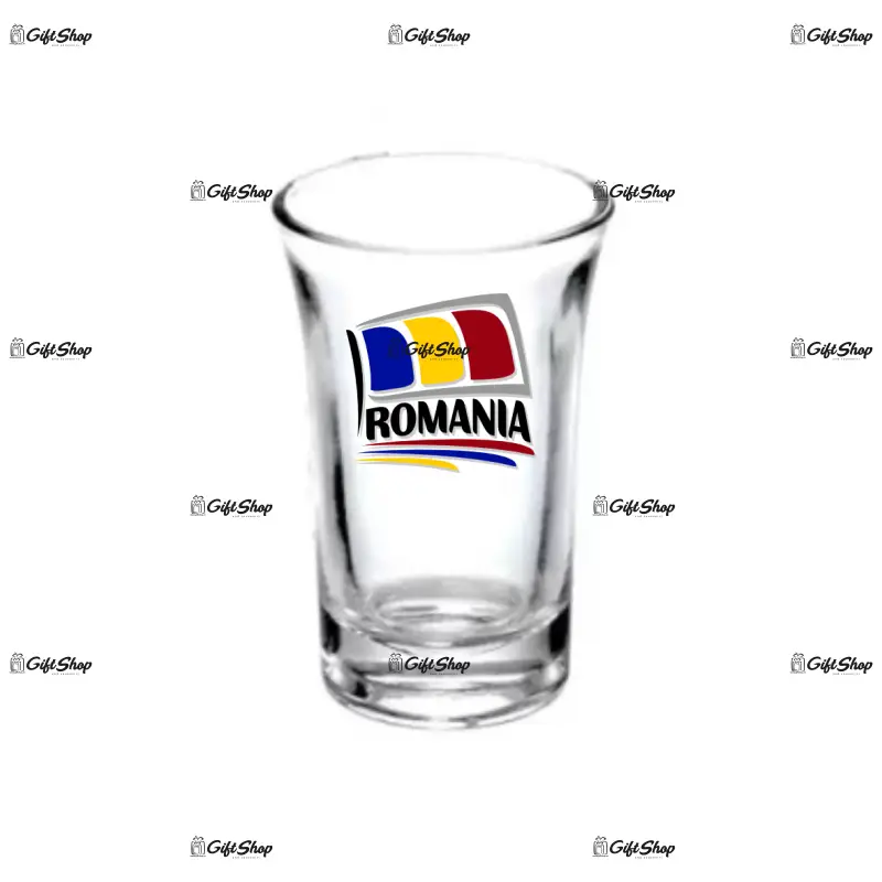 Steag romania, set 6 pahare shout, model 45bs